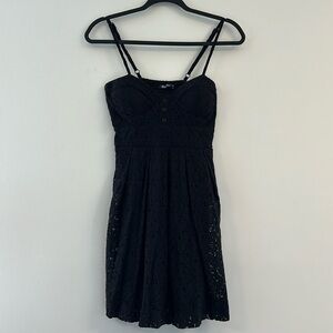 Black lace dress, size Small